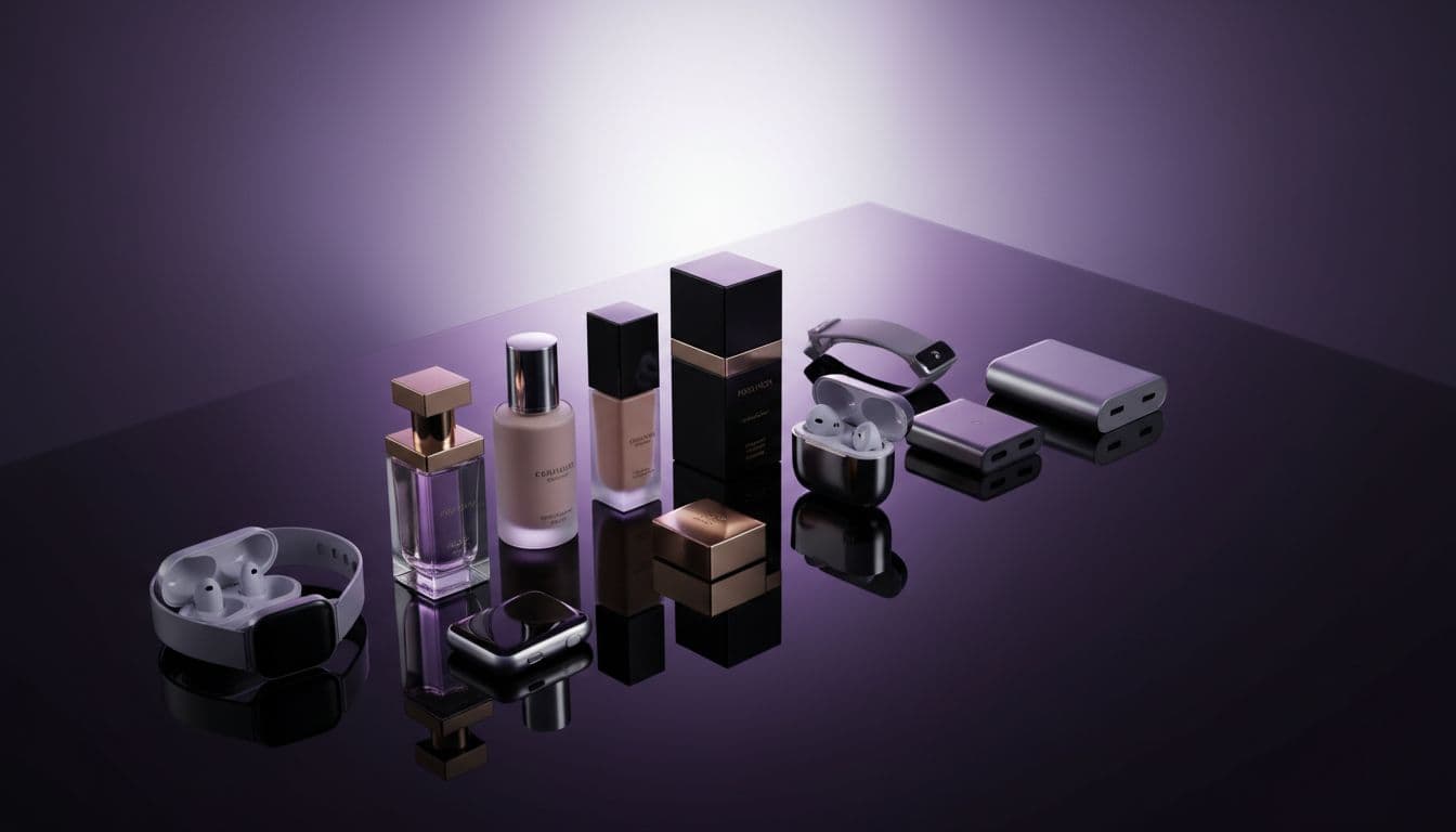 Produkte und Werbung Prompt-Vorlagen in VIBE